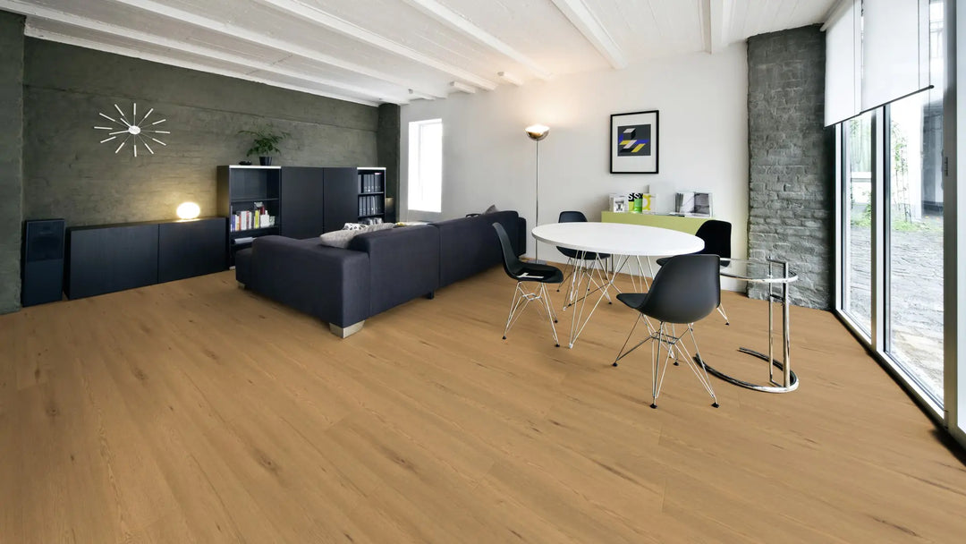 EcoPur Eiche Luna SPC mit integrierte Trittschalldämmung Vinylboden Click