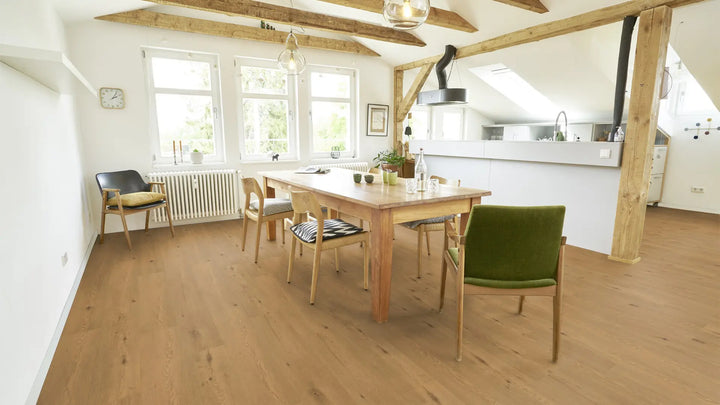 EcoPur Eiche Luna SPC mit integrierte Trittschalldämmung Vinylboden Click