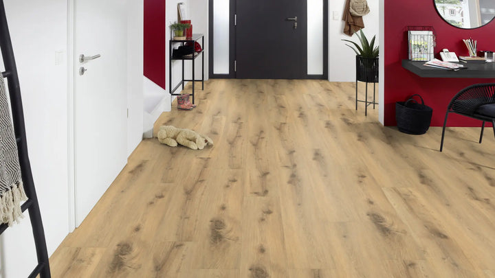 EcoPur Eiche Rain SPC mit integrierte Trittschalldämmung Vinylboden Click