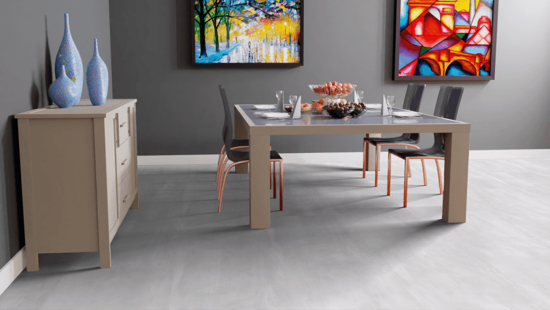 Falquon Q1014 MAX Fliese XL Beton weiß Supermatt Laminat - Reud Bodenarena