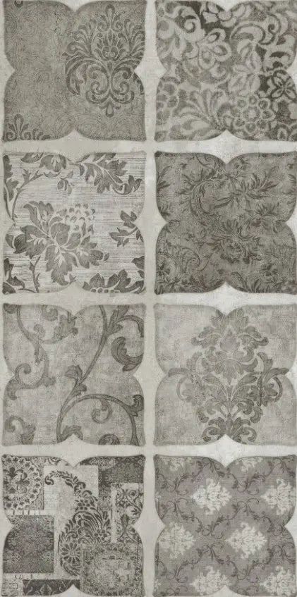 GreenLine Basic 30 Fliese Retro Black &amp; White mit Trittschalldämmung Vinylboden Klick