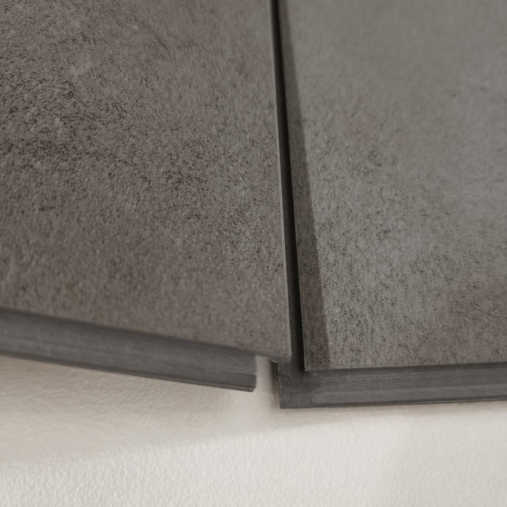 GreenLine Silent XL Stone Fliesenoptik Cement mit Trittschalldämmung Vinylboden Klick Fliese Verlegung