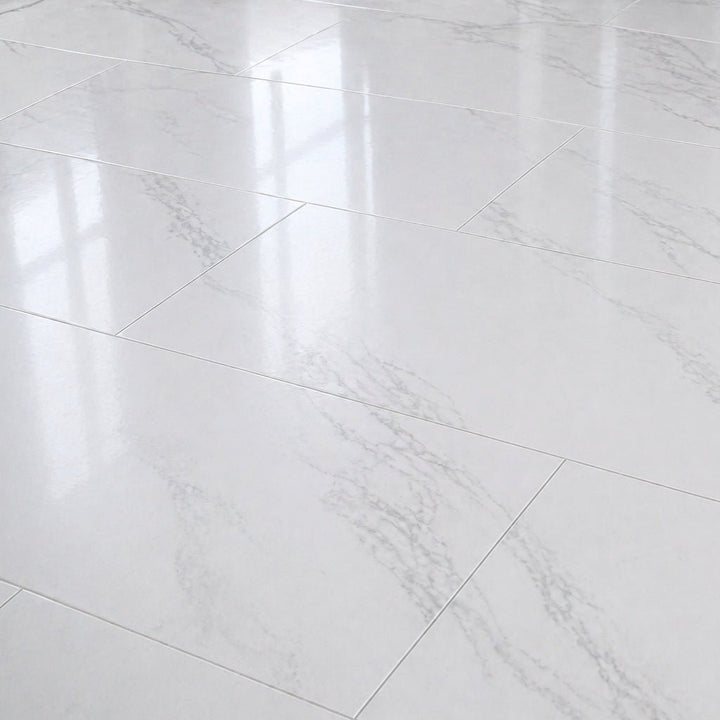 GreenLine Silent XL Stone Fliesenoptik Marmor mit Trittschalldämmung Vinylboden Klick Fliese Verlegung