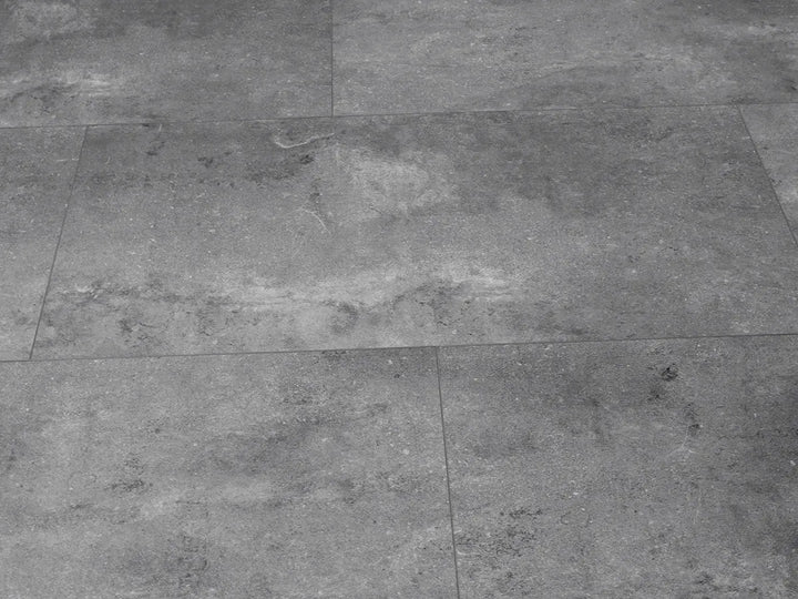 Decoflooring Fliese XXL Grey Concrete mit Trittschalldämmung Vinylboden Klick