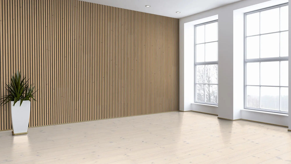 Klangwunder Professional Akustikpaneel Allegro Dark Oak MDF Wandpaneel