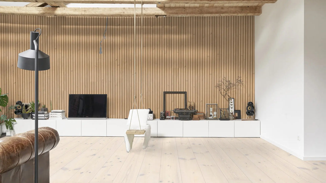 Klangwunder Professional Akustikpaneel Piano Nature Oak MDF Wandpaneel