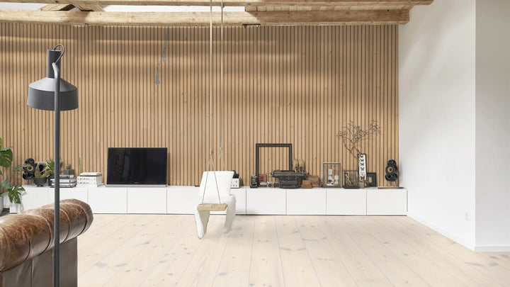 Klangwunder Professional Akustikpaneel Piano Nature Oak MDF Wandpaneel