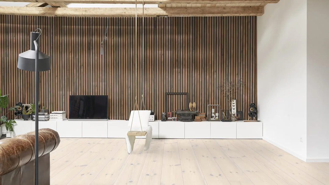 Klangwunder Professional Akustikpaneel Rondo Black Walnut MDF Wandpaneel