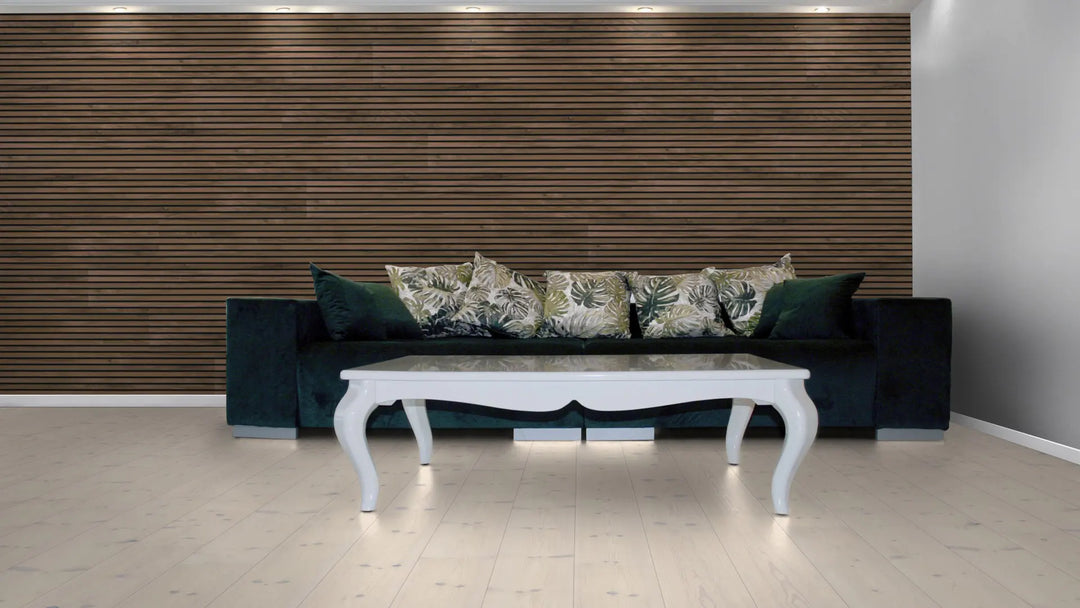 Klangwunder Professional Akustikpaneel Rondo Black Walnut MDF Wandpaneel