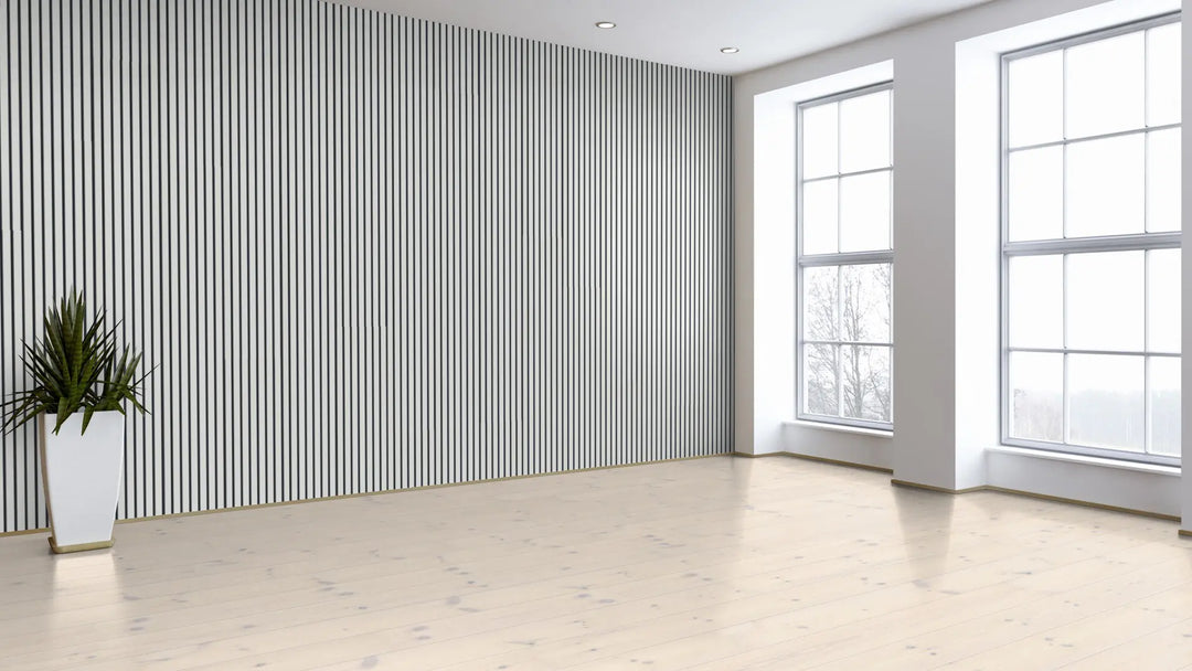 Klangwunder Professional Akustikpaneel Staccato Black & White MDF Wandpaneel