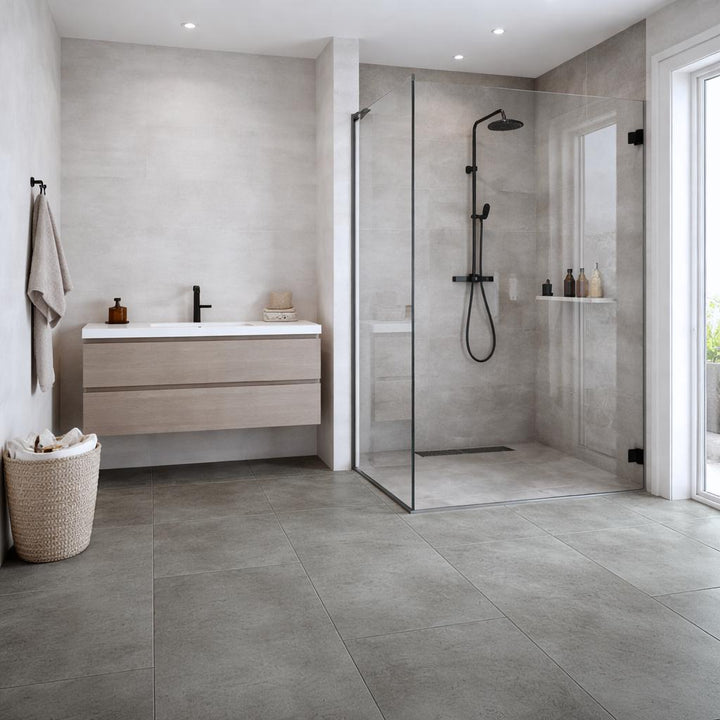 Klick Vinyl Rohblock Fliesenoptik mit Trittschalldämmung - Reud Bodenarena