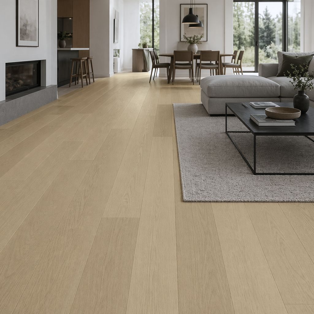 Klick Vinyl Hybrid Eiche Natur geölt Living Pure SPC - Reud Bodenarena