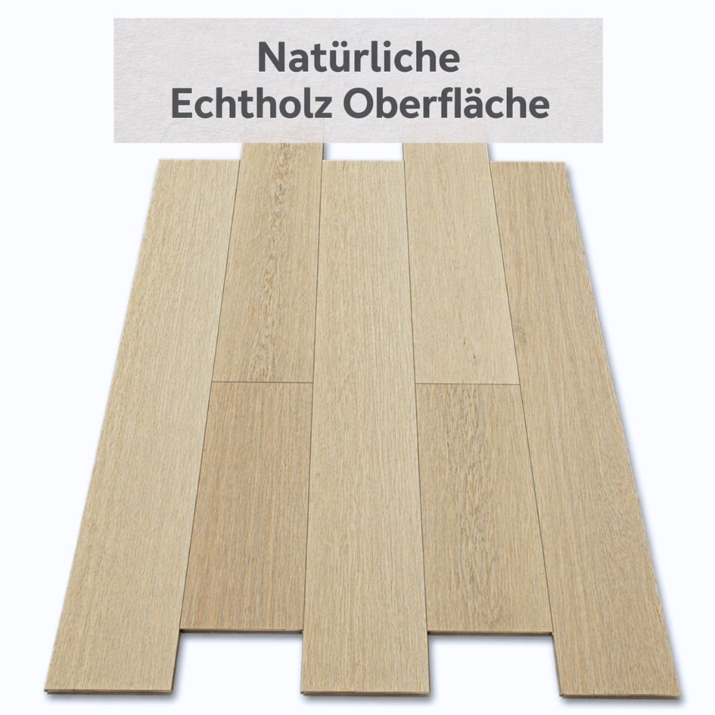 Klick Vinyl Hybrid Eiche Natur geölt Living Pure SPC - Reud Bodenarena