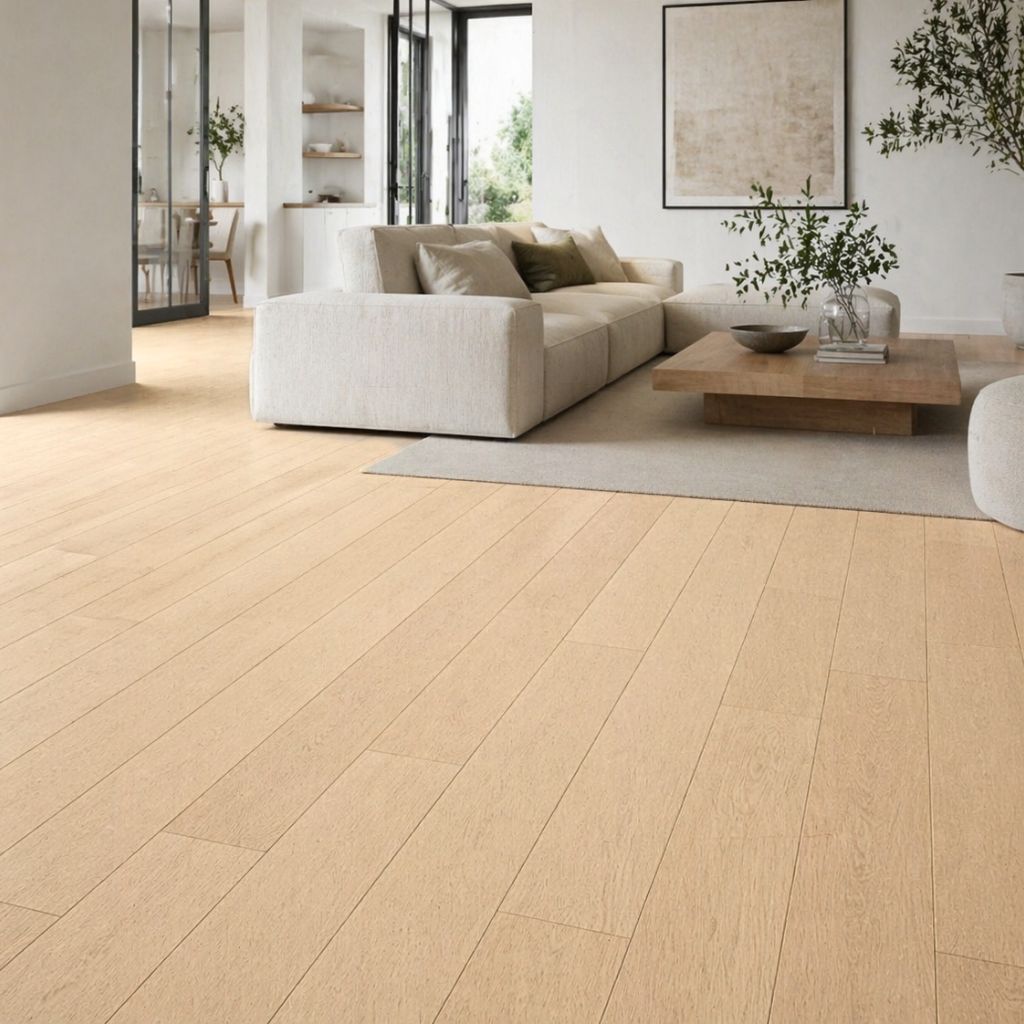 Klick Vinyl Hybrid Eiche Natur geölt Living Champagne SPC - Reud Bodenarena