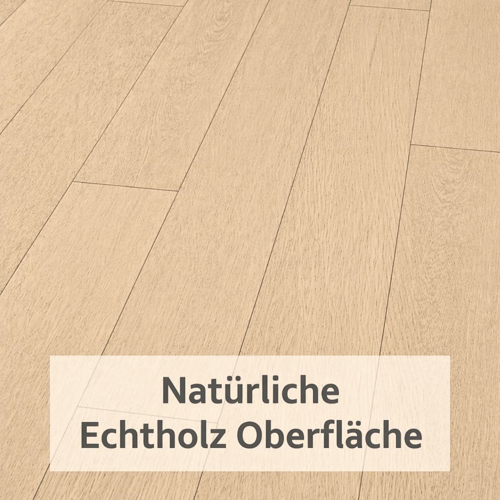 Klick Vinyl Hybrid Eiche Natur geölt Living Champagne SPC - Reud Bodenarena