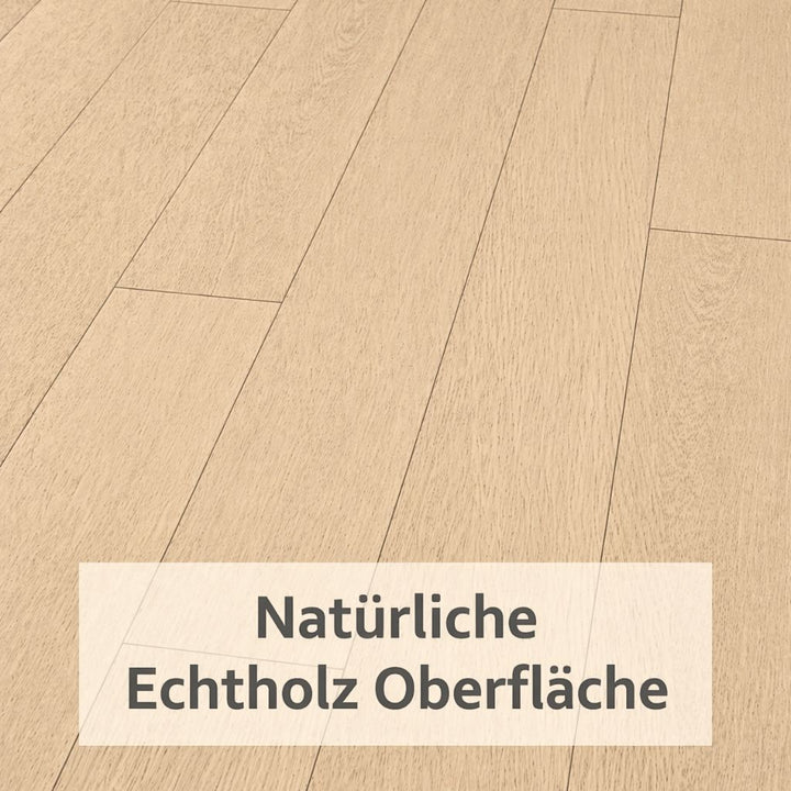 Klick Vinyl Hybrid Eiche Natur geölt Living Champagne SPC - Reud Bodenarena