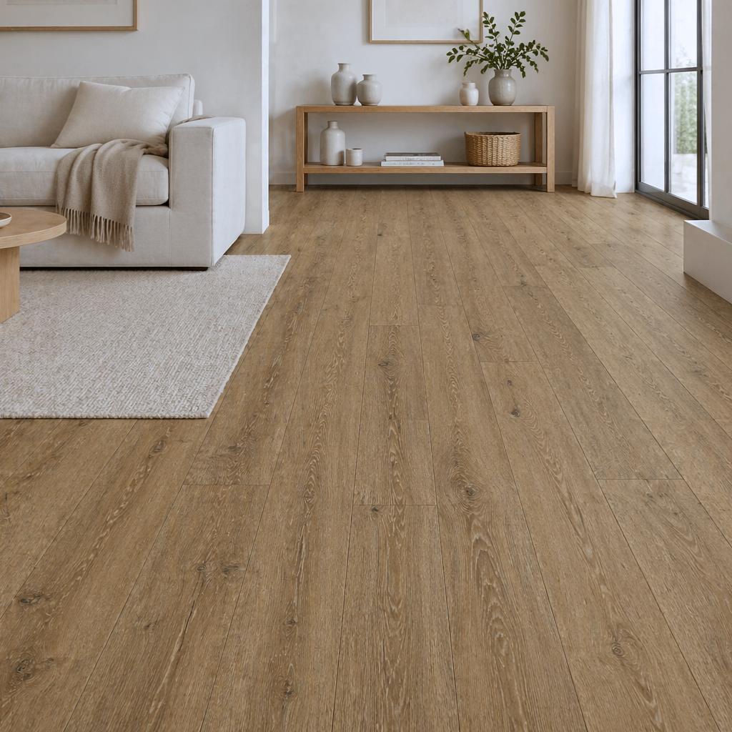 Klick Vinylboden Eiche Sindorf mit Trittschalldämmung - Reud Bodenarena