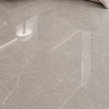 Klick Vinylboden Gloss Fliesenoptik Hochglanz Marmor beige