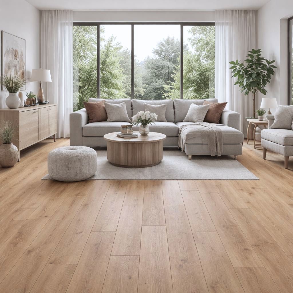 Klick Vinyl Eiche Funda Wohnzimmer