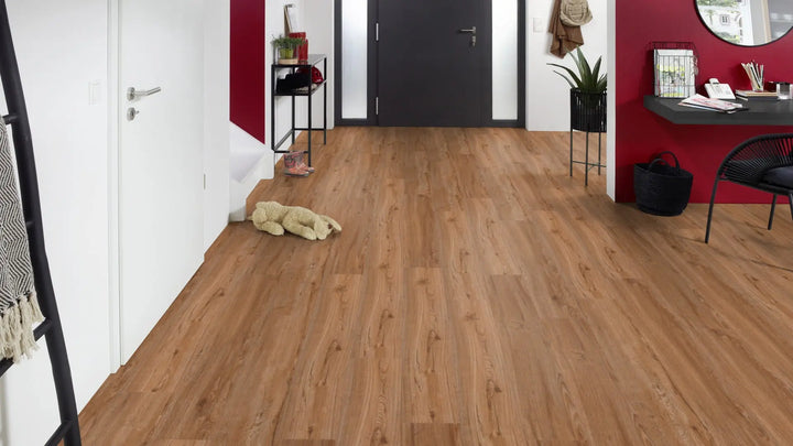 Klick Vinylboden GreenLine Silent Eiche Linea mit Trittschall - Reud Bodenarena