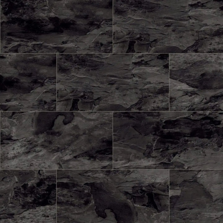 Detailansicht von Kronoflooring Fliesenoptik Impressions Nightfall Slate Landhausdiele Laminat – Reud Bodenarena