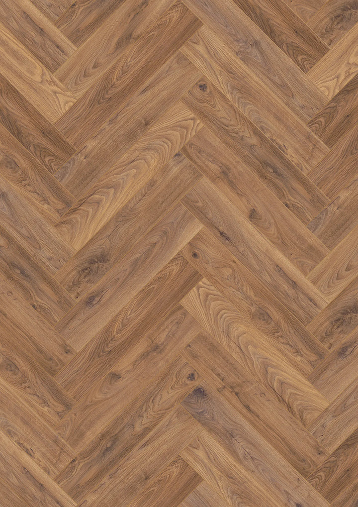 Kronoflooring Herringbone Fischgrät Firebrand Oak Laminat Klick