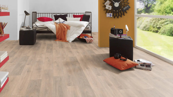 Kronoflooring Super Natural Blonde Oak Landhausdiele Laminat Klick