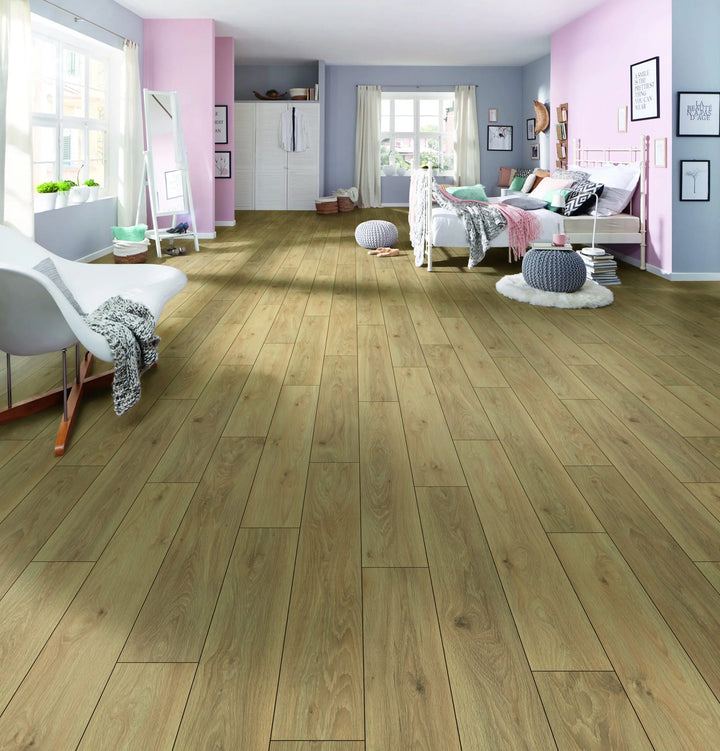 Kronoflooring Super Natural Wheat Pistachio Oak Landhausdiele Laminat Klick