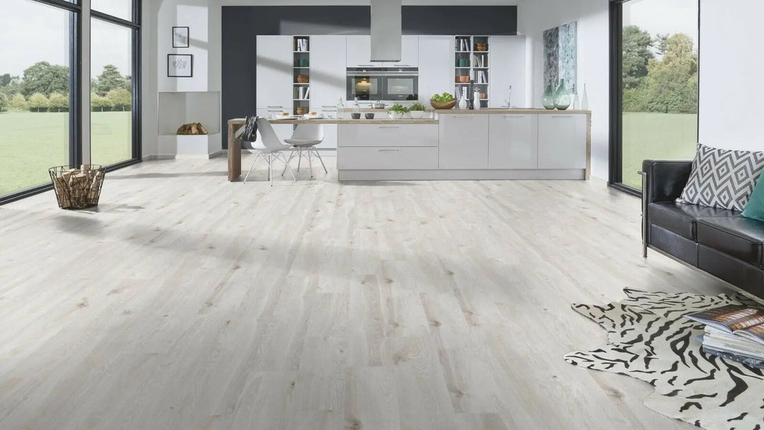 Made in Germany Eiche Sky weiß Laminat