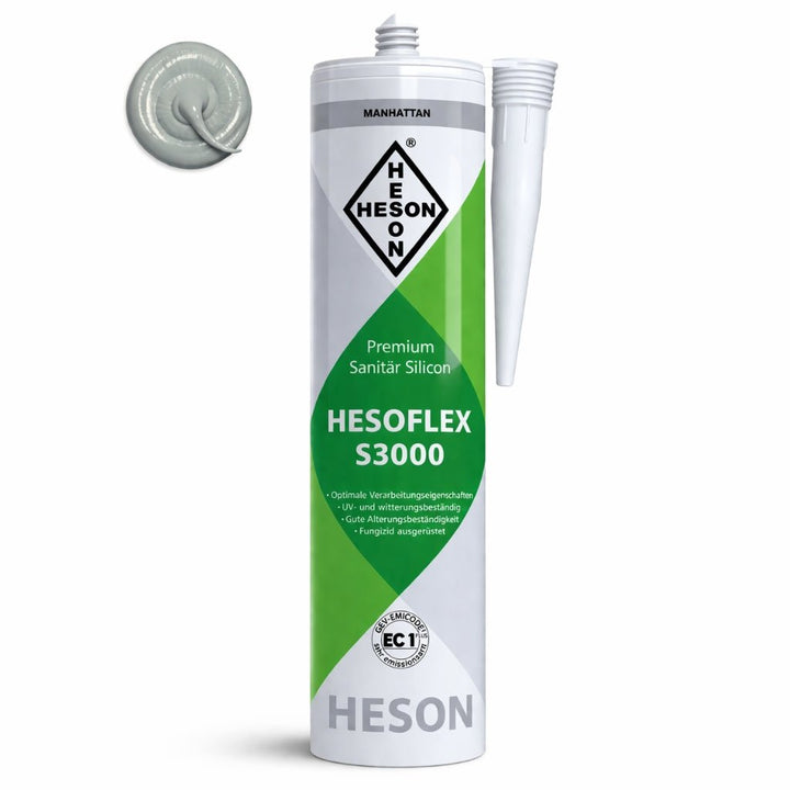 Sanitär Silikon HESOFLEX S 3000 - Manhattan A43 310 ml - Reud Bodenarena
