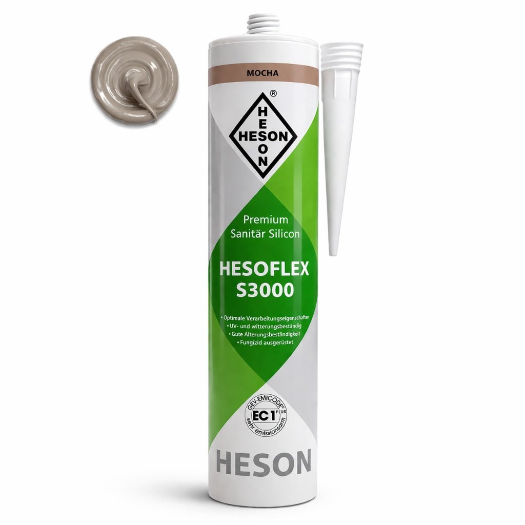 Sanitär Silikon HESOFLEX S 3000 - Mocha A68 310 ml - Reud Bodenarena
