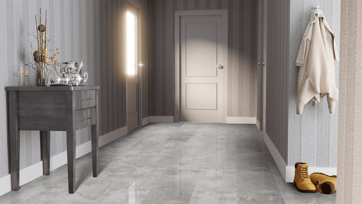 Kronotex Falquon Fliesenoptik Glamour Hochglanz Monreal Slate Laminat