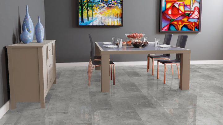 Kronotex Falquon Fliesenoptik Glamour Hochglanz Monreal Slate Laminat