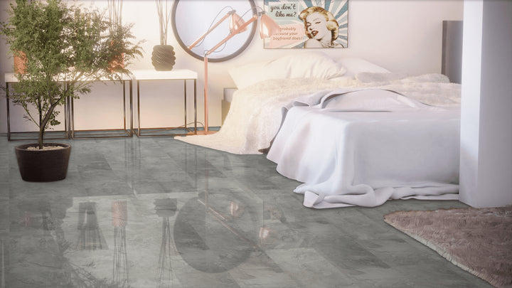 Kronotex Falquon Fliesenoptik Glamour Hochglanz Monreal Slate Laminat