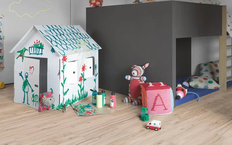 Eiche Sierra hell mit Trittschall Vinylboden Klick