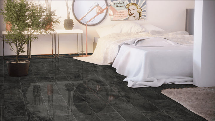 Kronotex Falquon Fliesenoptik Glamour Hochglanz Pindos Laminat