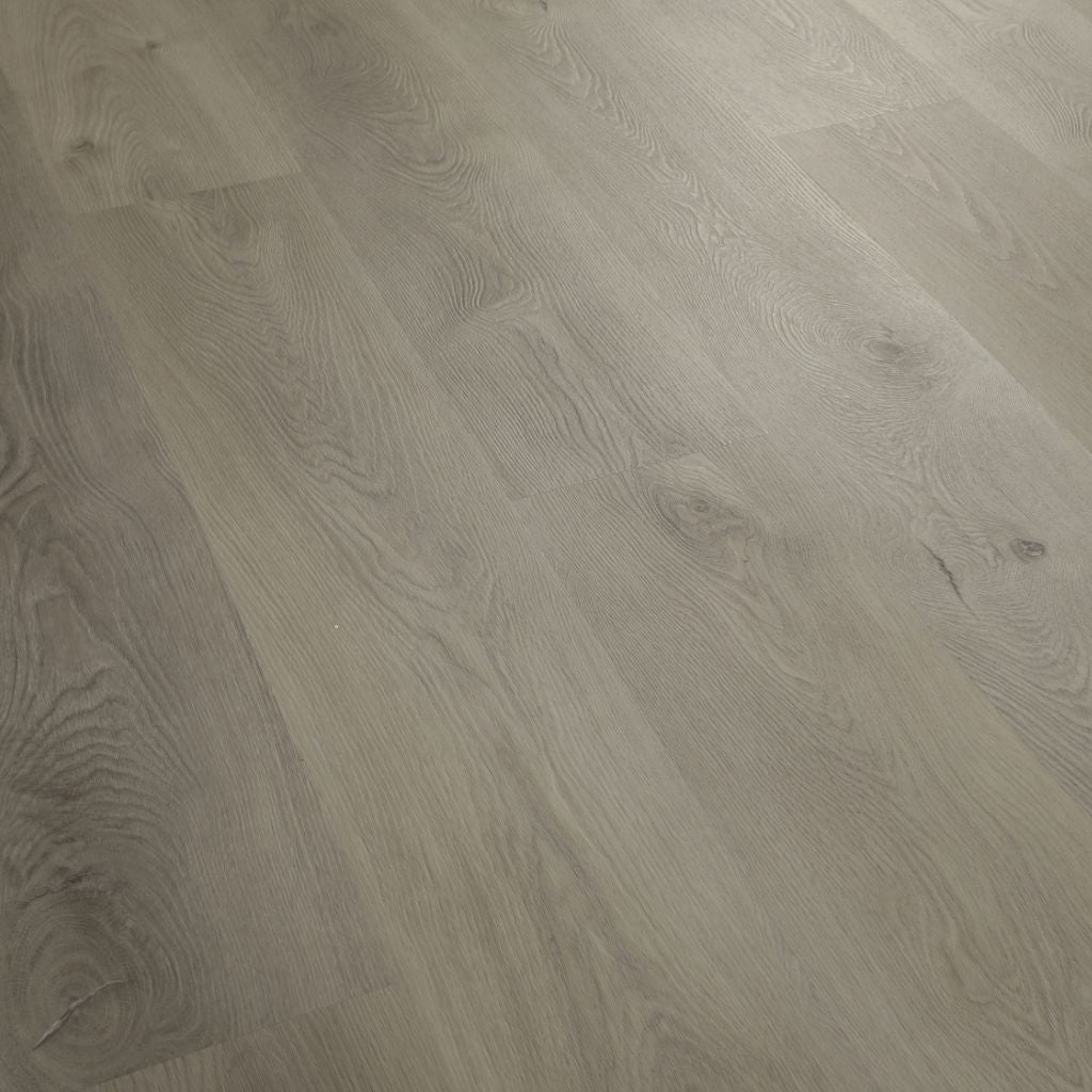 Klick Vinyl Eiche Kim grau-beige mit Trittschall