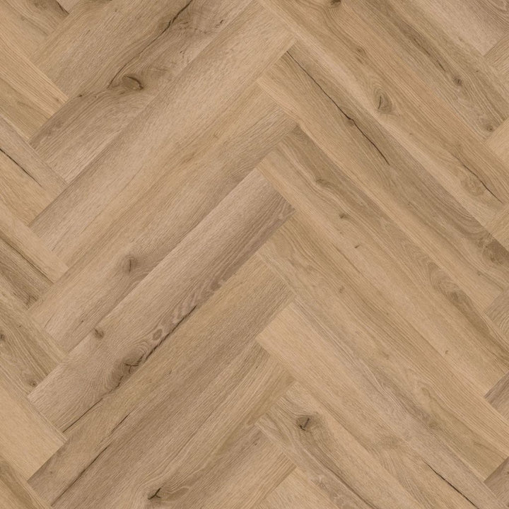 Klebevinyl 25 - 05 Fresh Oak Authentic Herringbone RUSTIC 2020 - Reud Bodenarena