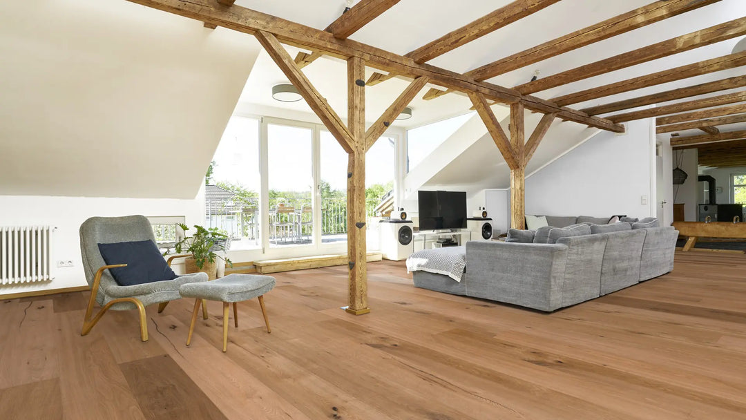 Safari Eiche rustikal gefast handgehobelt natur geölt Landhausdiele Fertigparkett