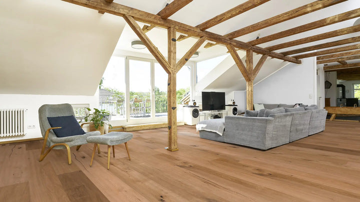 Safari Eiche rustikal gefast handgehobelt natur geölt Landhausdiele Fertigparkett