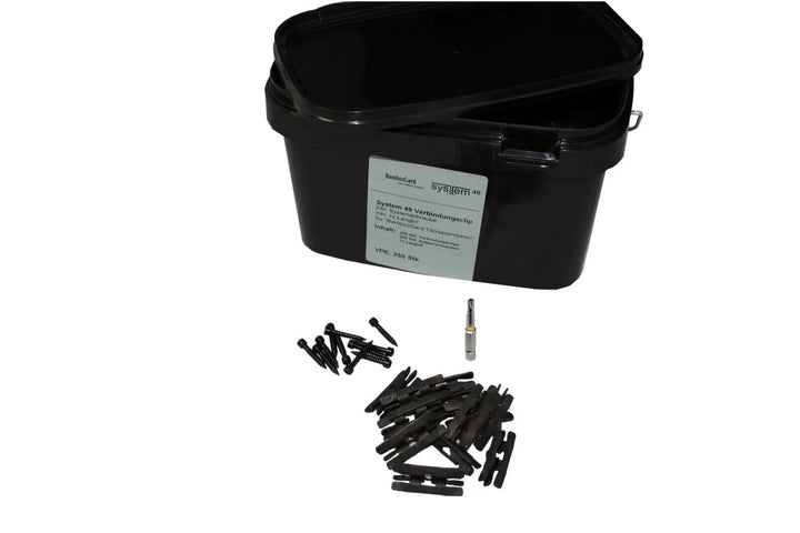 BambooGard System 49 Edelstahl Befestigungssystem Clipse 250 Stück