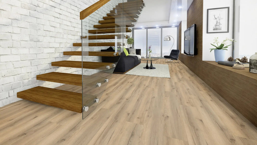 X-Cellent Eiche Cumin SPC mit integrierte Trittschalldämmung Vinylboden Click