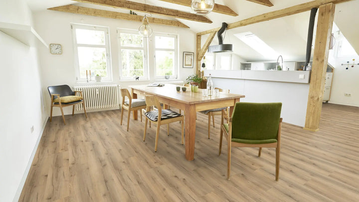 X-Cellent Eiche Cumin SPC mit integrierte Trittschalldämmung Vinylboden Click