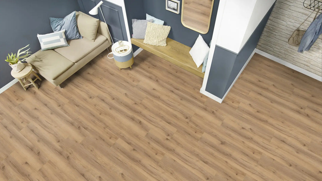 X-Cellent Eiche Lein SPC mit integrierte Trittschalldämmung Vinylboden Click