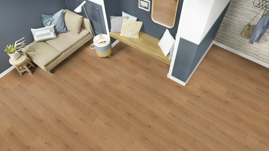 X-Citing Eiche Ambience Coffee SPC mit integrierte Trittschalldämmung Vinylboden Click