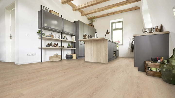 X-Citing Eiche Harmony Kaschmir SPC mit integrierte Trittschalldämmung Vinylboden Click