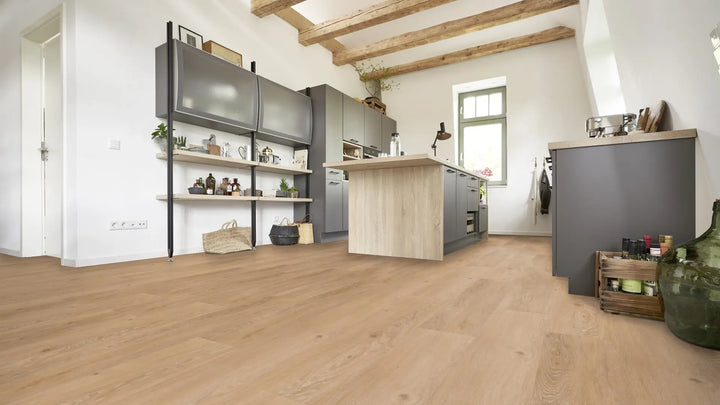 X-Citing Eiche Harmony sand SPC mit integrierte Trittschalldämmung Vinylboden Click