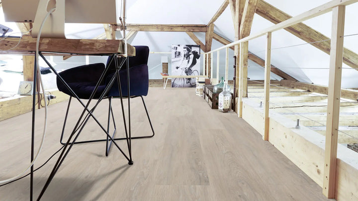 X-Citing Eiche Harmony white SPC mit integrierte Trittschalldämmung Vinylboden Click