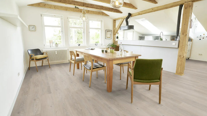 X-Citing Eiche Harmony white SPC mit integrierte Trittschalldämmung Vinylboden Click