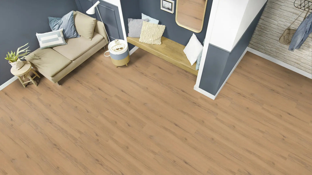 X-Citing Eiche Rustic beige SPC mit integrierte Trittschalldämmung Vinylboden Click